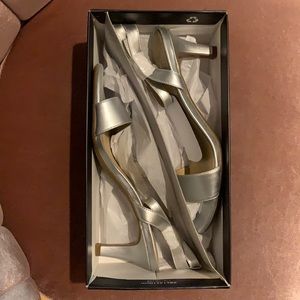 Silver Heels Size 7